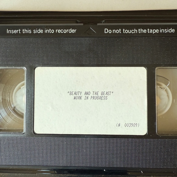 RARE BEAUTY and the BEAST WORK-IN-PROGRESS VHS - Picture 5 of 5